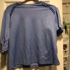 Polka Dot Ruffled Blouse